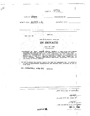 NYS Bill and Veto Jackets: 2000, Chapter 572