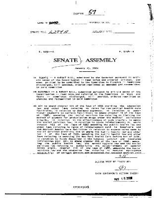 NYS Bill and Veto Jackets: 2000, Chapter 57
