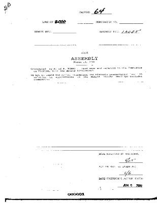 NYS Bill and Veto Jackets: 2000, Chapter 64