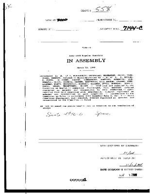 NYS Bill and Veto Jackets: 2000, Chapter 558