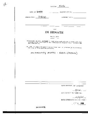 NYS Bill and Veto Jackets: 2000, Chapter 526