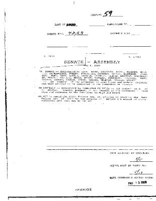 NYS Bill and Veto Jackets: 2000, Chapter 59