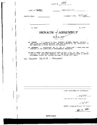 NYS Bill and Veto Jackets: 2000, Chapter 594