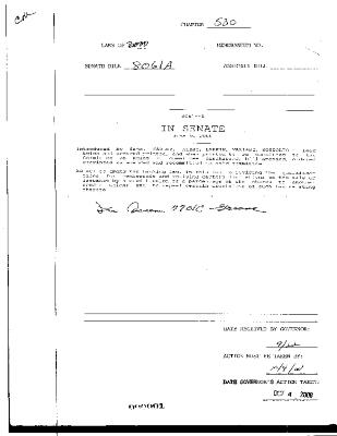 NYS Bill and Veto Jackets: 2000, Chapter 530