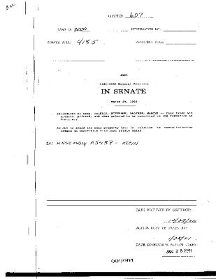 NYS Bill and Veto Jackets: 2000, Chapter 607