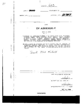 NYS Bill and Veto Jackets: 2000, Chapter 603