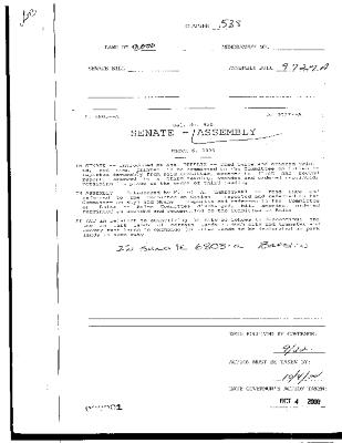NYS Bill and Veto Jackets: 2000, Chapter 538