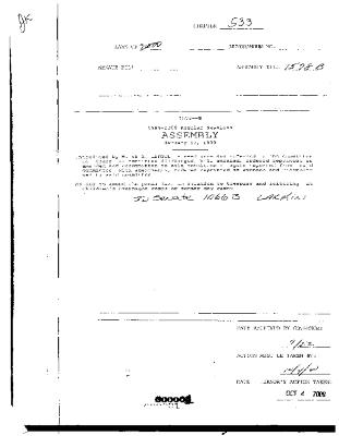 NYS Bill and Veto Jackets: 2000, Chapter 533