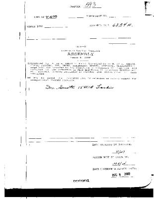 NYS Bill and Veto Jackets: 2000, Chapter 593