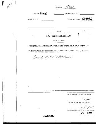 NYS Bill and Veto Jackets: 2000, Chapter 560