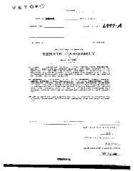 NYS Bill and Veto Jackets: 2000, Veto 40