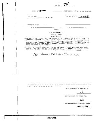 NYS Bill and Veto Jackets: 2000, Chapter 94