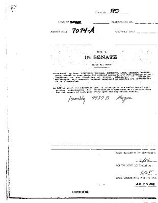 NYS Bill and Veto Jackets: 2000, Chapter 80