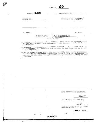 NYS Bill and Veto Jackets: 2000, Chapter 66