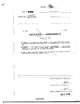 NYS Bill and Veto Jackets: 2000, Chapter 96