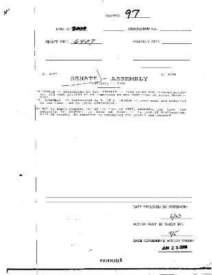 NYS Bill and Veto Jackets: 2000, Chapter 97