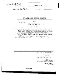 NYS Bill and Veto Jackets: 2000, Veto 67