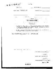 NYS Bill and Veto Jackets: 2000, Veto 65