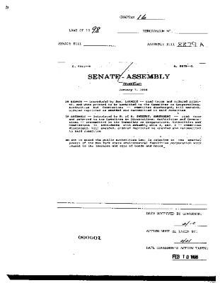 NYS Bill and Veto Jackets: 1998, Chapter 16