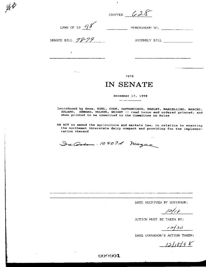 NYS Bill and Veto Jackets: 1998, Chapter 628