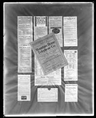 Fire Prevention Handbills - Railroad Lines, Telephone