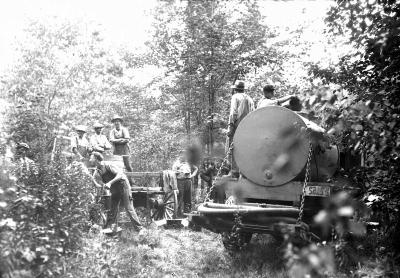 Forest Firefighter. Water Truck.