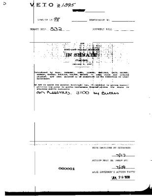 NYS Bill and Veto Jackets: 1998, Veto 1395