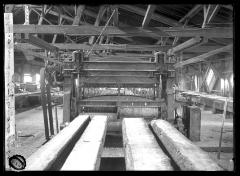 Interior of Norwood Company's saw mill at Tupper Lake