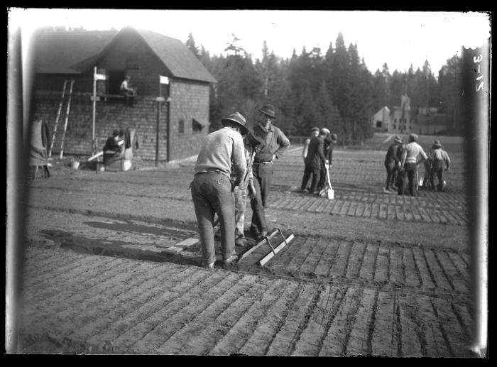 Men Tilling a Field 