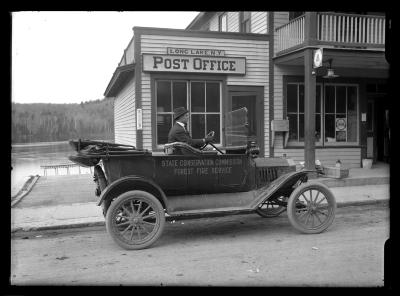 Pat Cunningham, Long Lake - One of Ford Autos Used in Forest Fire Service