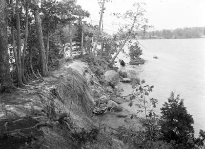 Rip-rap on Lake George, N.Y., ca. 1900-1920 