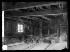 Interior of a Primitive Sawmill at (missing) Black Forest Germany