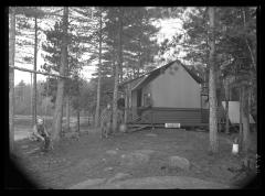 Camping Lower Saranac Lake, 1926