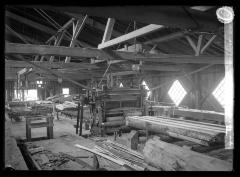 Interior of Norwood Company's Saw Mill at Tupper Lake