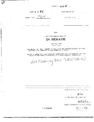 NYS Bill and Veto Jackets: 1997, Chapter 664
