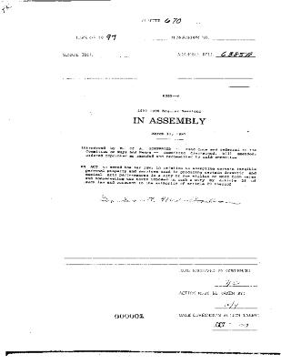 NYS Bill and Veto Jackets: 1997, Chapter 670