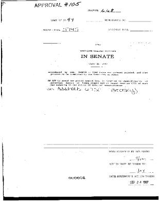 NYS Bill and Veto Jackets: 1997, Chapter 668