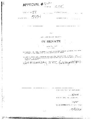 NYS Bill and Veto Jackets: 1997, Chapter 678