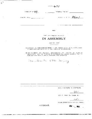 NYS Bill and Veto Jackets: 1997, Chapter 671