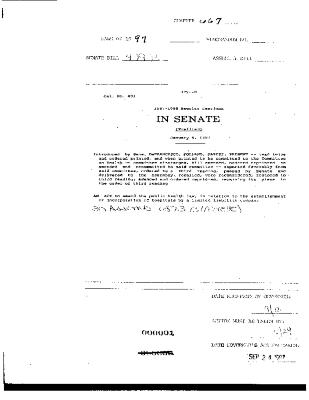 NYS Bill and Veto Jackets: 1997, Chapter 667