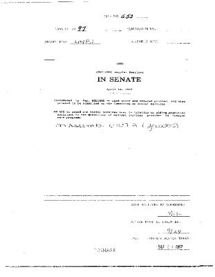 NYS Bill and Veto Jackets: 1997, Chapter 653