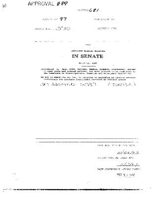 NYS Bill and Veto Jackets: 1997, Chapter 681