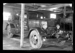 Building Forest Fire Trucks at CCC Dept. Shop at Lake Clear