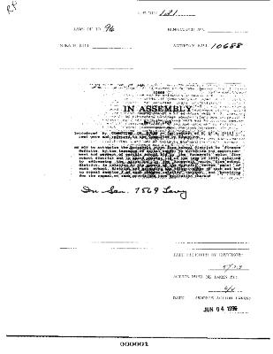 NYS Bill and Veto Jackets: 1996, Chapter 121