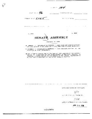 NYS Bill and Veto Jackets: 1996, Chapter 164