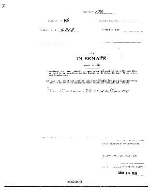 NYS Bill and Veto Jackets: 1996, Chapter 170