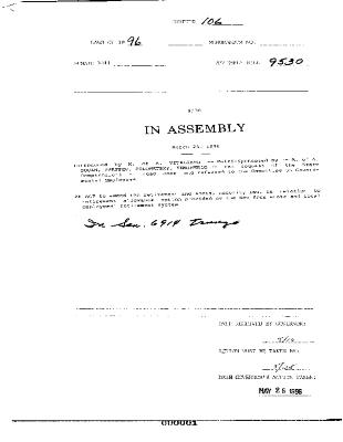 NYS Bill and Veto Jackets: 1996, Chapter 106