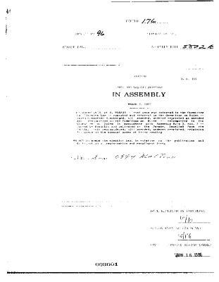 NYS Bill and Veto Jackets: 1996, Chapter 176