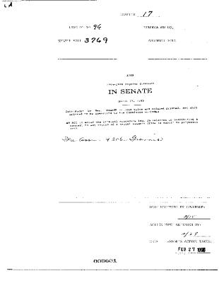 NYS Bill and Veto Jackets: 1996, Chapter 17