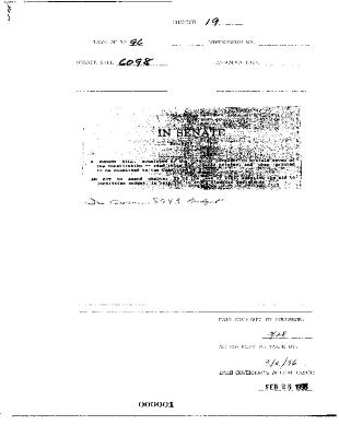 NYS Bill and Veto Jackets: 1996, Chapter 19